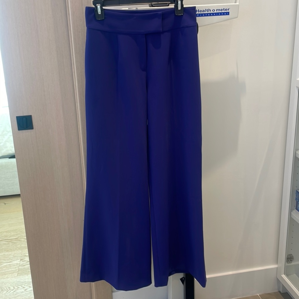 Jay Godfrey trousers size 4. Gorgeous purple wide leg.